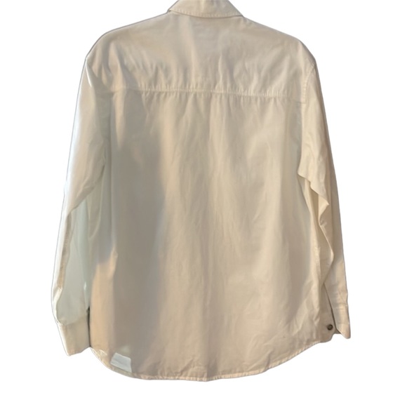 Versace Jeans Couture white long sleeve shirt. EUC. Size XS. Beautiful - Picture 11 of 15